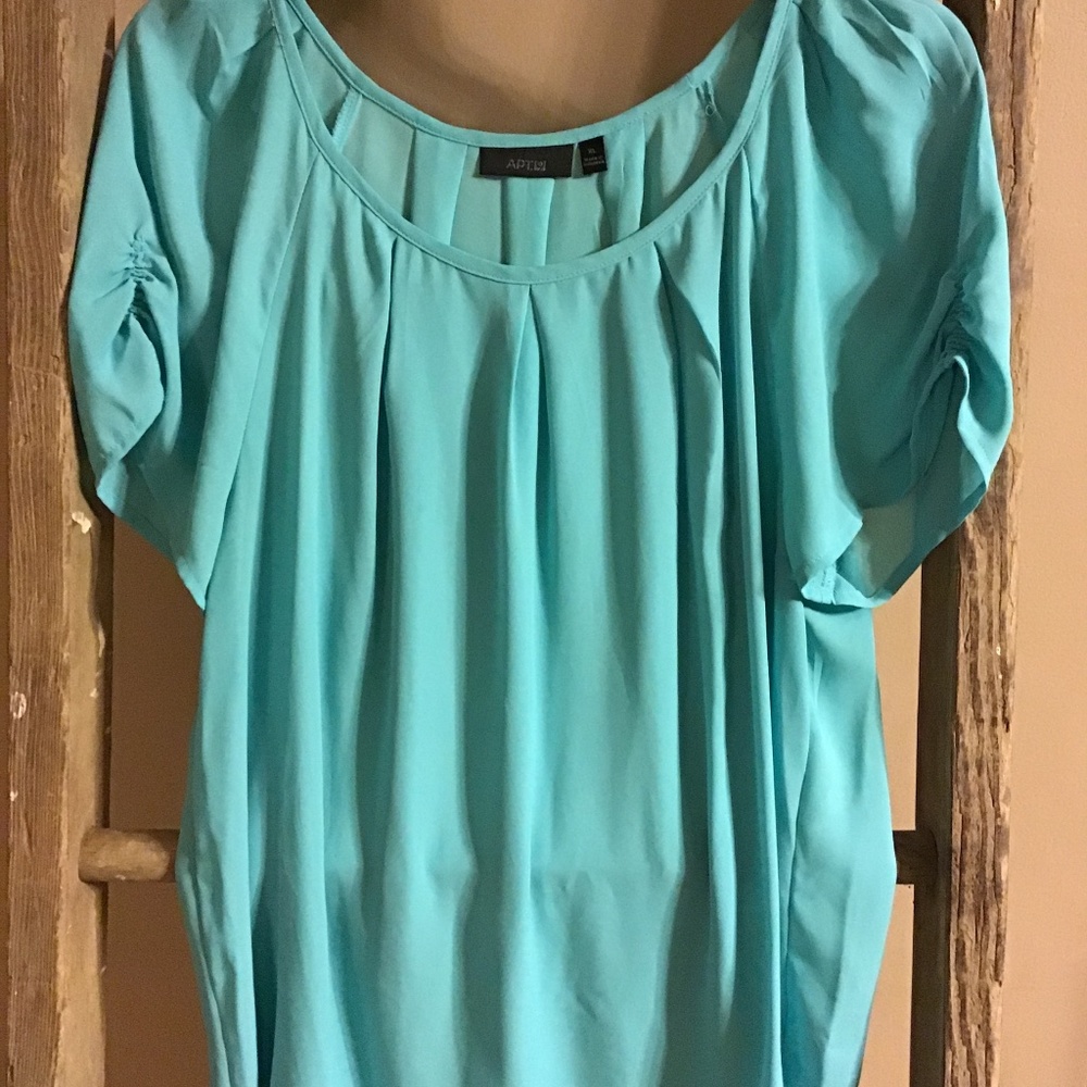 Mint Short Sleeve Blouse
